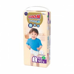 Підгузки GOO.N Premium Soft для дітей 12-20 кг (розмір 5(XL), на липучках, унісекс, 40 шт)
