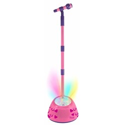 Микрофон со световым шоу и усилителем First Act Discovery Pink (FI1279)