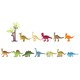 Набор игровых фигурок Dingua Динозавры, 12 шт в тубусе (D0050)