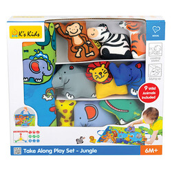 3D килимок Ks Kids Джунглі з тваринами (KA10744-GB)