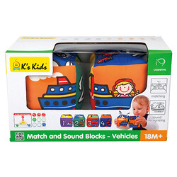 Кубики музичні Ks Kids Кубики Транспорт (KA10756-GB)