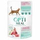 Корм для котов Optimeal ягненок-индюш филе в соусе, 85 г (4820215364003)