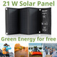 Портативное зарядное устройство для солнечной панели Bresser Mobile Solar Charger 21 Watt USB DC (38