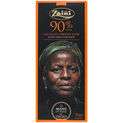 Шоколад черный Zaini 90% 75 г (8004735107715)