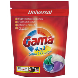 Гель-капсули для прання Gama 4 в 1 Універсал 56 шт (8435495825241)