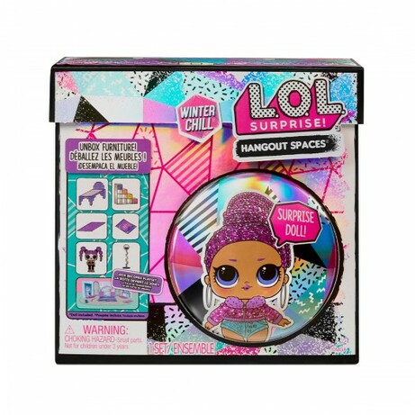 Ігровий набір із лялькою L.O.L. SURPRISE! "Маленькі кімнатки" - ЗИМОВИЙ СЬЮТ КОРОЛЬОВИ ШИК (576631)