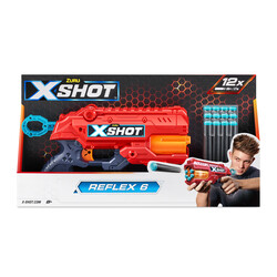 Скорострільний бластер X-Shot Red EXCEL REFLEX 6 (16 патронів) (36433R)