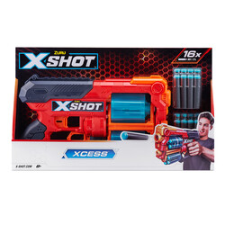 Скорострельный бластер X-Shot Red EXCEL Xcess TK-12 (16 патронов) (36436R)