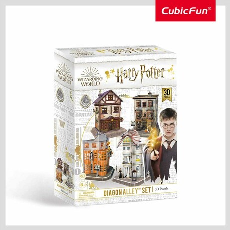 Тривимірна головоломка-конструктор CubicFun Діагон алея Набір Косий провулок Harry Potter (DS1009h)