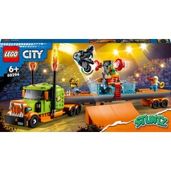 Конструктор LEGO City Грузовик для шоу каскадеров (60294)