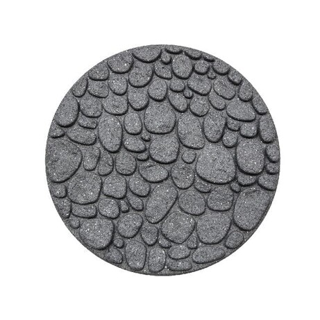 Декор для доріжок для саду, діам.45 см, сірий, "дрібне каміння" (55010)