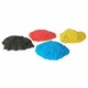 Набор песка для детского творчества - KINETIC SAND МЕГАФАБРИКА (4 цвета, 907 g, аксесс.) (71603)