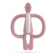 Іграшка-гризун Мавпочка (колір пудровий рожевий, 10,5 см) (MM-T-010)