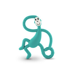 Іграшка-гризун Танцююча Мавпочка (колір зелений, 14 см) (MM-DMT-008)