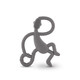 Игрушка-грызун Танцующая Обезьянка (цвет серый, 14 см) (MM-DMT-001)