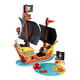 Игровой набор Janod Корабль пиратов 3D (J08579)