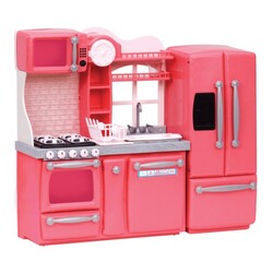 Набор мебели Our Generation Кухня для гурманов, 94 розового аксессуара (BD37365Z)