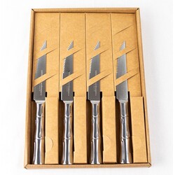 Набір ножів для стейка 4 предмети Samura Bamboo (SBA-0031S)