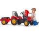 Детский трактор на педалях с прицепом Falk 2020AB (цвет – красный) (2020AB)