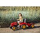 Дитячий трактор на педалях з причепом Falk 2020AB (колір - червоний) (2020AB)