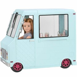 Транспорт для кукол Our Generation - Фургон с мороженым и аксессуарами (BD37252Z)