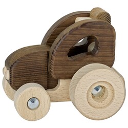 Машинка деревянная goki Трактор (натуральный) (55911G)