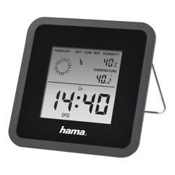 Термометр/гігрометр HAMA TH-50 Black (00186370)