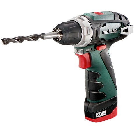 Шуруповерт-дриль Metabo PowerMaxx BS акумуляторний 10.8V 2x2Ah, з/в, сумка