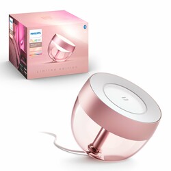 Настольная лампа Philips Hue Iris, 2000K-6500K, Color, Bluetooth, димируемая, розовая (929002376301)