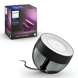 Настольная лампа Philips Hue Iris, 2000K-6500K, Color, Bluetooth, диммируемая, чёрная (929002376201)