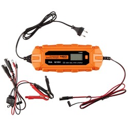Зарядний пристрій автоматичний Neo Tools, 10А/160Вт, 3-200Ач, для автомобільних акум. AGM/GEL