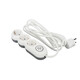 Подовжувач мережі 2E Plus 3XSchuko з вимикачем, 3G*1.0мм, 3м, white (2E-U03VES3M)
