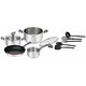 Набір посуду Tefal Daily Cook, 11 предметів, нерж.сталь (G713SB45)