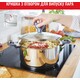 Набір посуду Tefal Daily Cook, 8 предметів, нерж.сталь (G712S855)