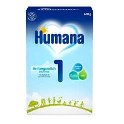 Сухая молочная смесь Humana (Хумана) 1 с пребиотиками (ГОС), 600 г (720221)