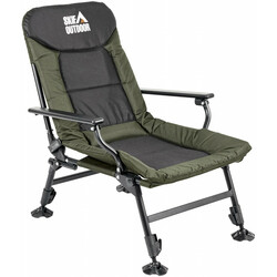 Кресло раскладное Skif Outdoor Comfy L, ц:dark green/black (389.02.41)