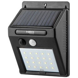 Прожектор Neo Tools, живлення від сонячного світла, 250 лм, 1200 мАг, 3.7 Li-Ion (99-055)