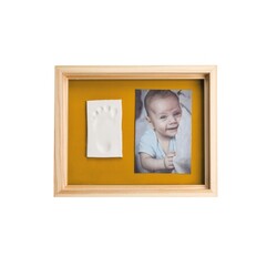 Настінна рамка Baby Art Дерев’яна ОРГАНІК з відбитками (3601092030)