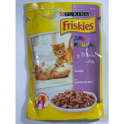 Friskies.   Корм для котов Friskies Purina с ягненком  в подливке 100 г(395238)