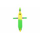 Самокат трюковый Hipe H1 Yellow/Green (250843)