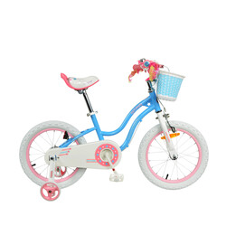 Велосипед RoyalBaby STAR GIRL 16", OFFICIAL UA, синий (RB16G-1-BLU)