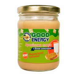 Паста арахисовая Good Energy с белым шоколадом, 250 г (4820175570032)