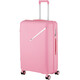 Набір пластикових валіз 2E, SIGMA, (L+M+S), 4 колеса, рожевий (2E-SPPS-SET3-PK)