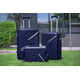 Набір пластикових валіз 2E, SIGMA, (L+M+S), 4 колеса, темно-синій (2E-SPPS-SET3-NV)