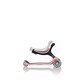 Самокат GLOBBER серії GO UP FOLDABLE PLUS LIGHTS пастельно-рожевий, до 20/50кг, 1.5+, 3 колеса