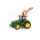 Машинка игрушечная - трактор Джон с погрузчиком 1:16 Bruder, арт. 03051