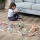 Іграшкова залізниця Viga Toys PolarB дерев'яна 90 ел. (44067)