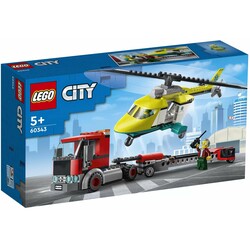 Конструктор LEGO City Грузовик для спасательного вертолёта (60343)
