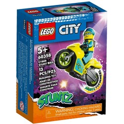 Конструктор LEGO City Каскадерський кібермотоцикл (60358)