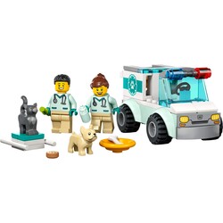 Конструктор LEGO City Фургон ветеринарной скорой помощи (60382)